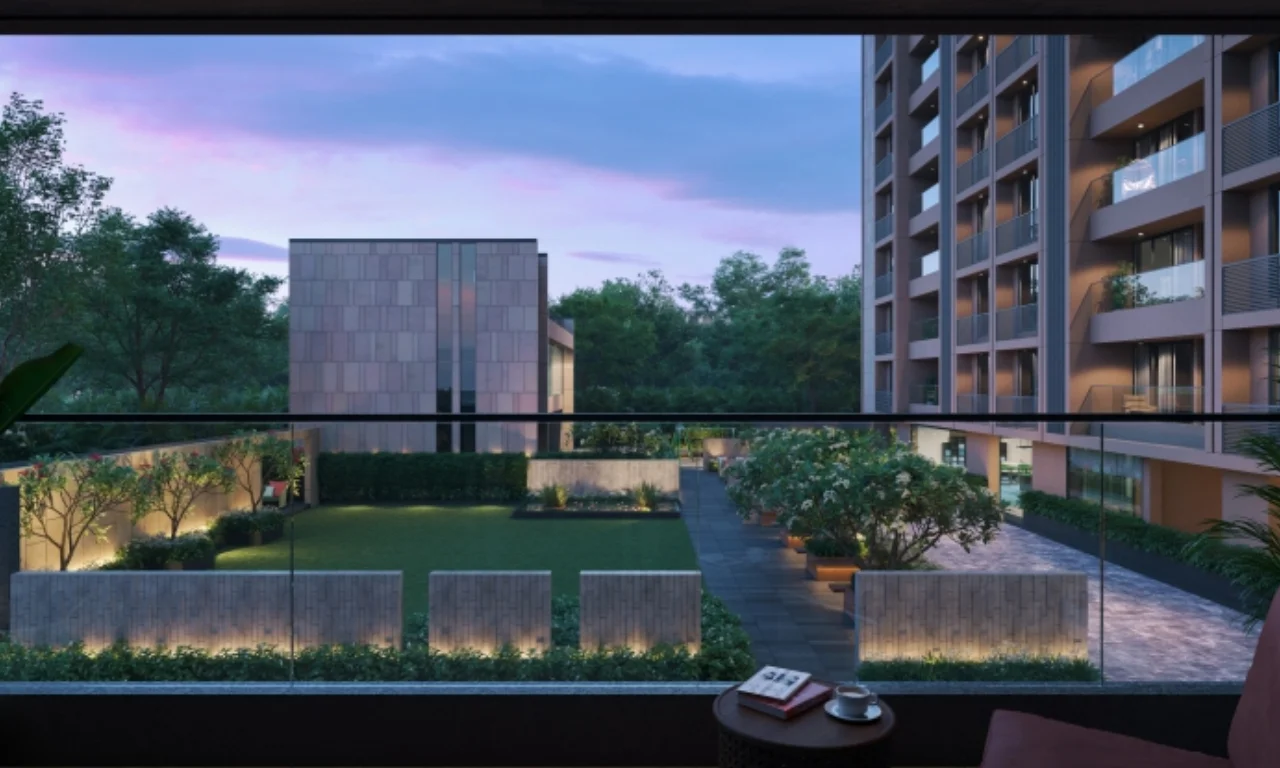 Balcony view_Swati Symphony in Thaltej