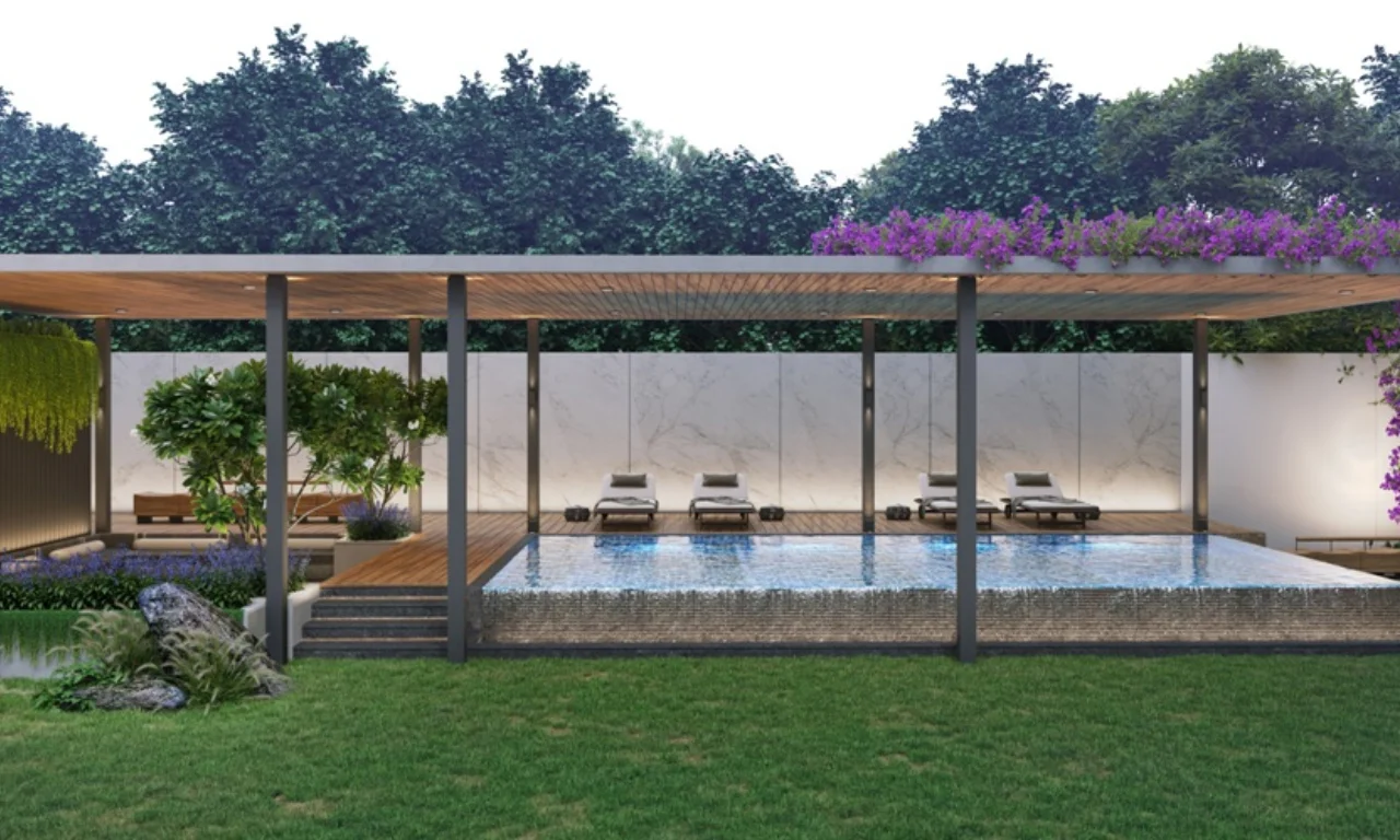 Swimming pool deck_Apricus 2 in Thaltej