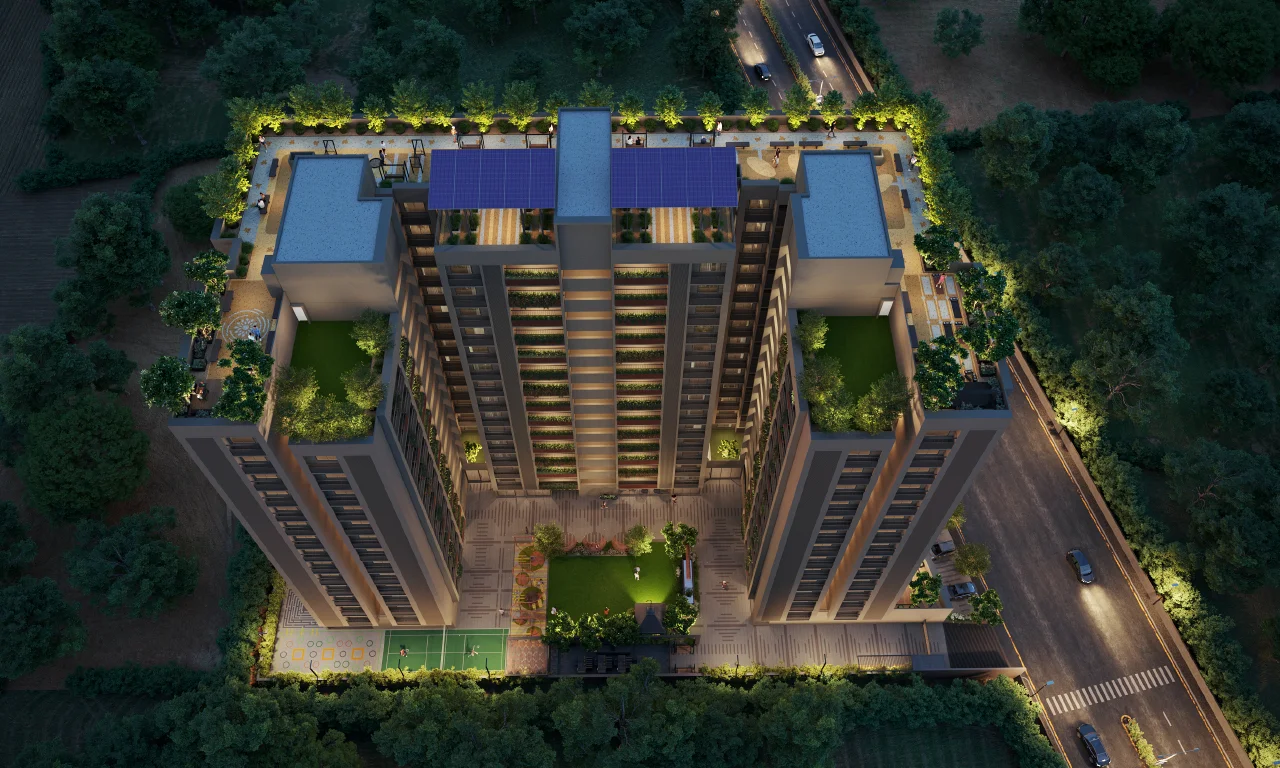 Terrace View_Viburnum in Shilaj Ahmedabad