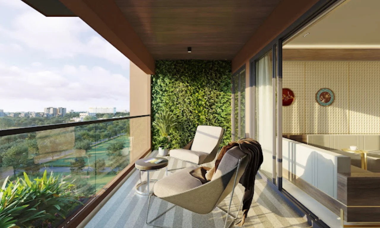 Balcony view_Shilp Paradise in Thaltej