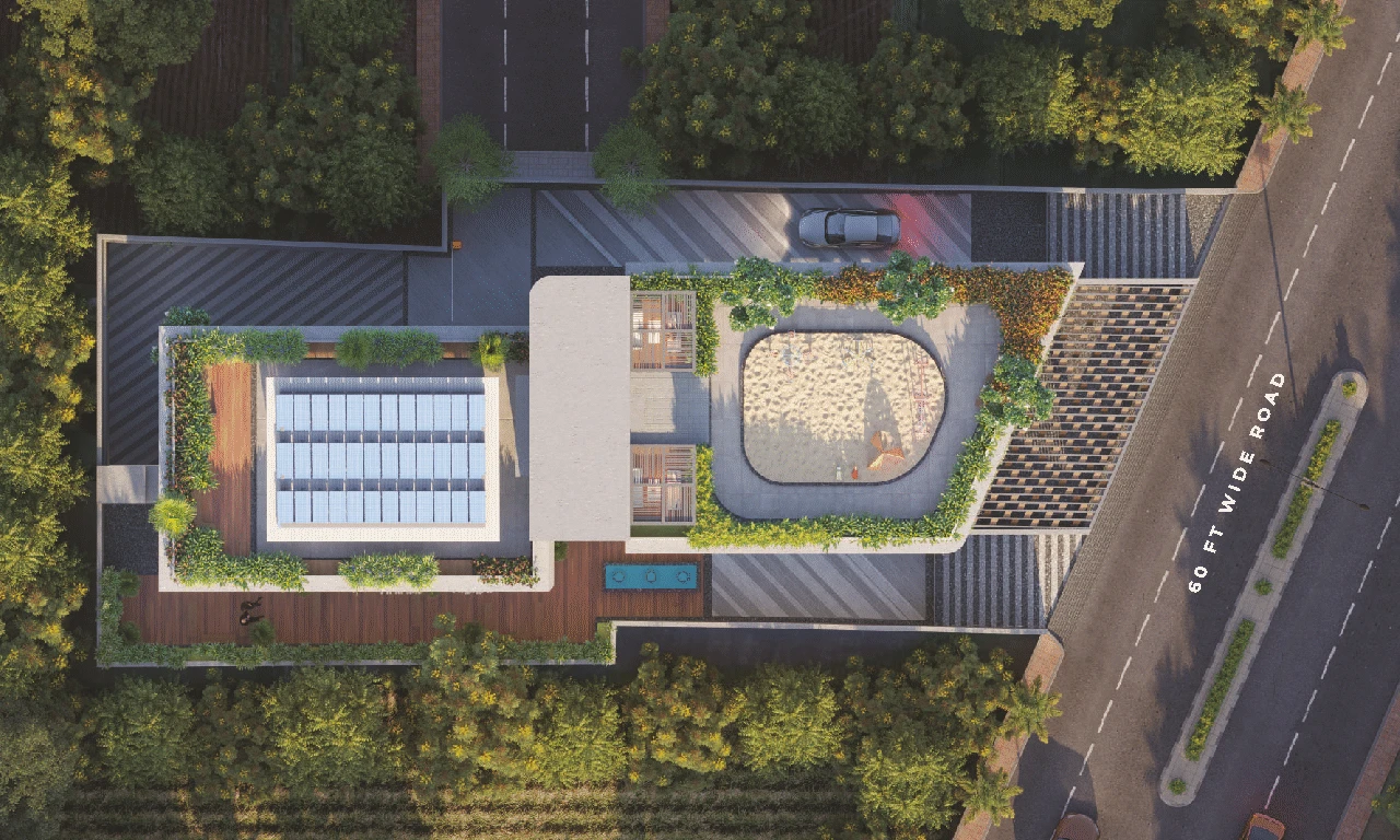 Terrace View - Aaryarath Vibgyor in Satellite Ahmedabad