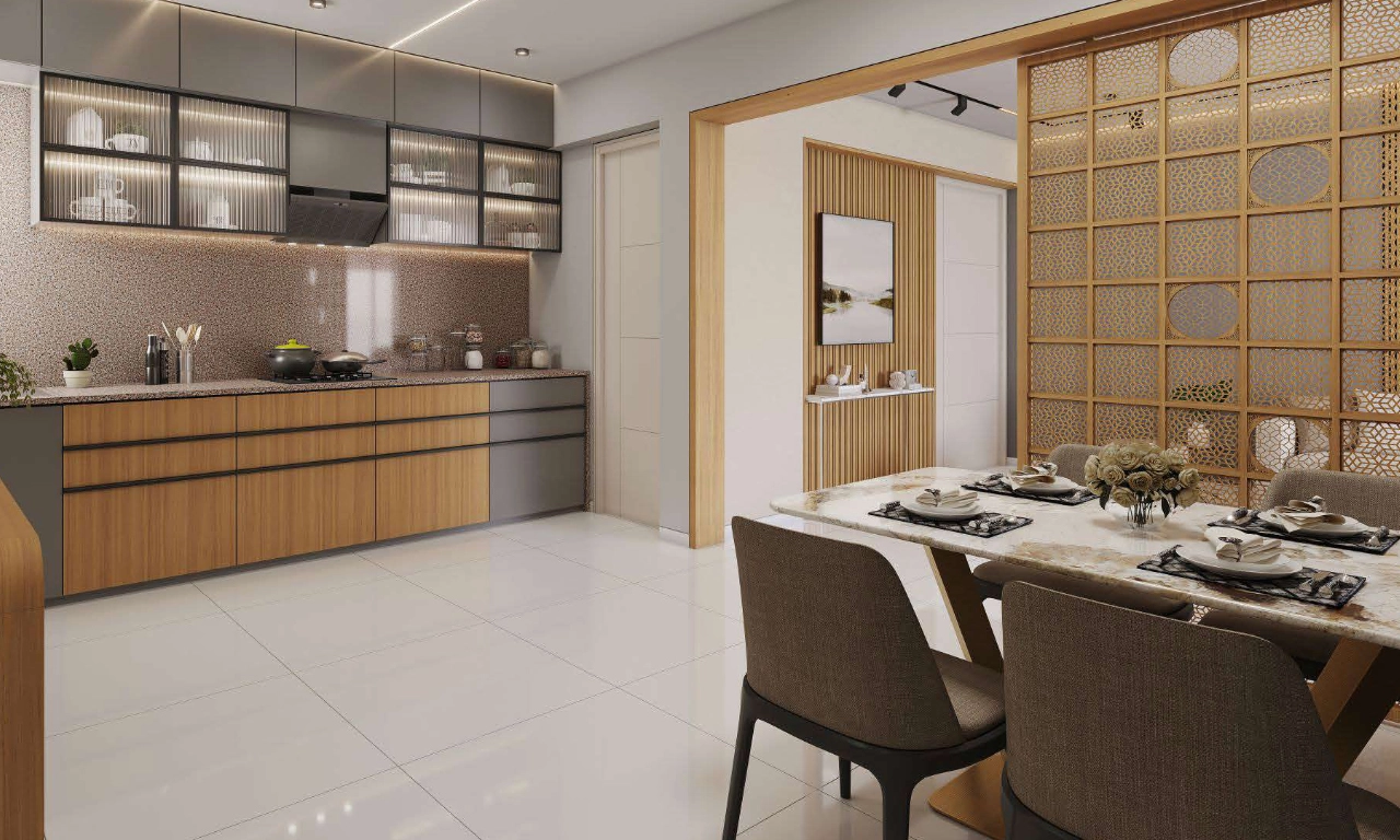 Kitchen - Sky 100 in Thaltej Ahmedabad