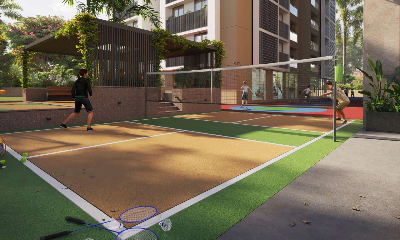 Multipurpose Court - Sky 100 in Thaltej Ahmedabad