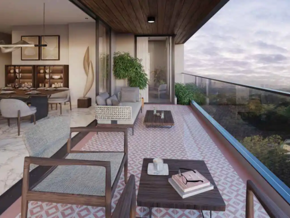 Large Balcony - Luxuria 3 by Super City in Bhadaj