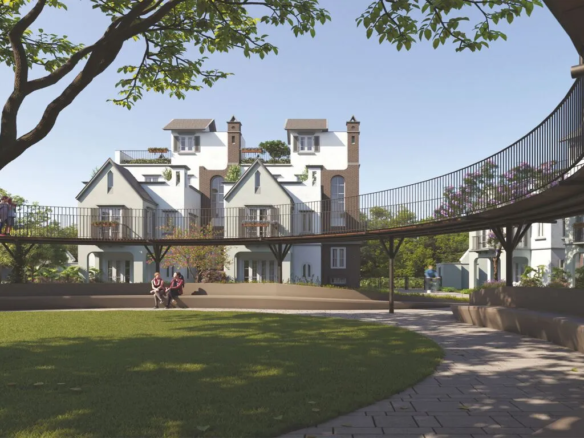 Senior citizen seating area - Apricity Bungalows in Ognaj Ahmedabad