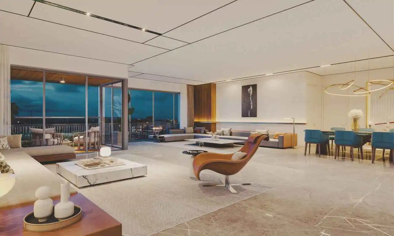 Drawing room - Anamika High Point in Bodakdev