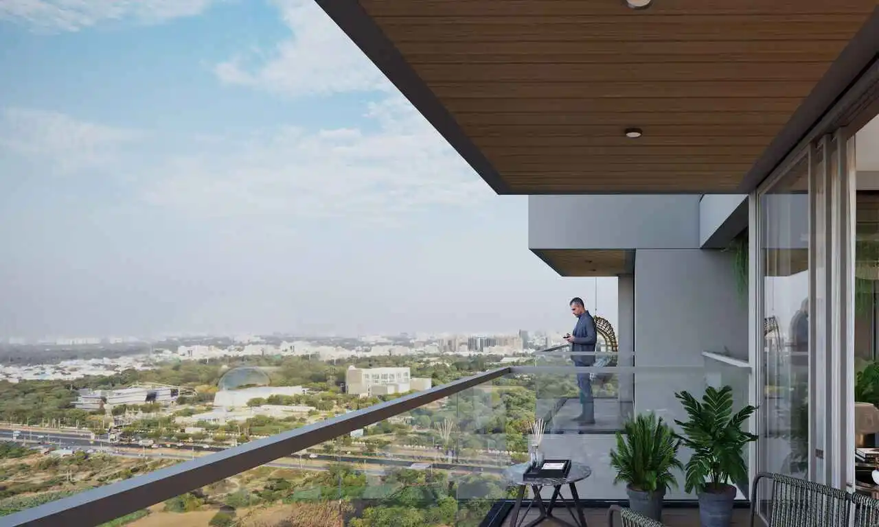 Balcony view - Anantara Alora in Science Park Ahmedabad