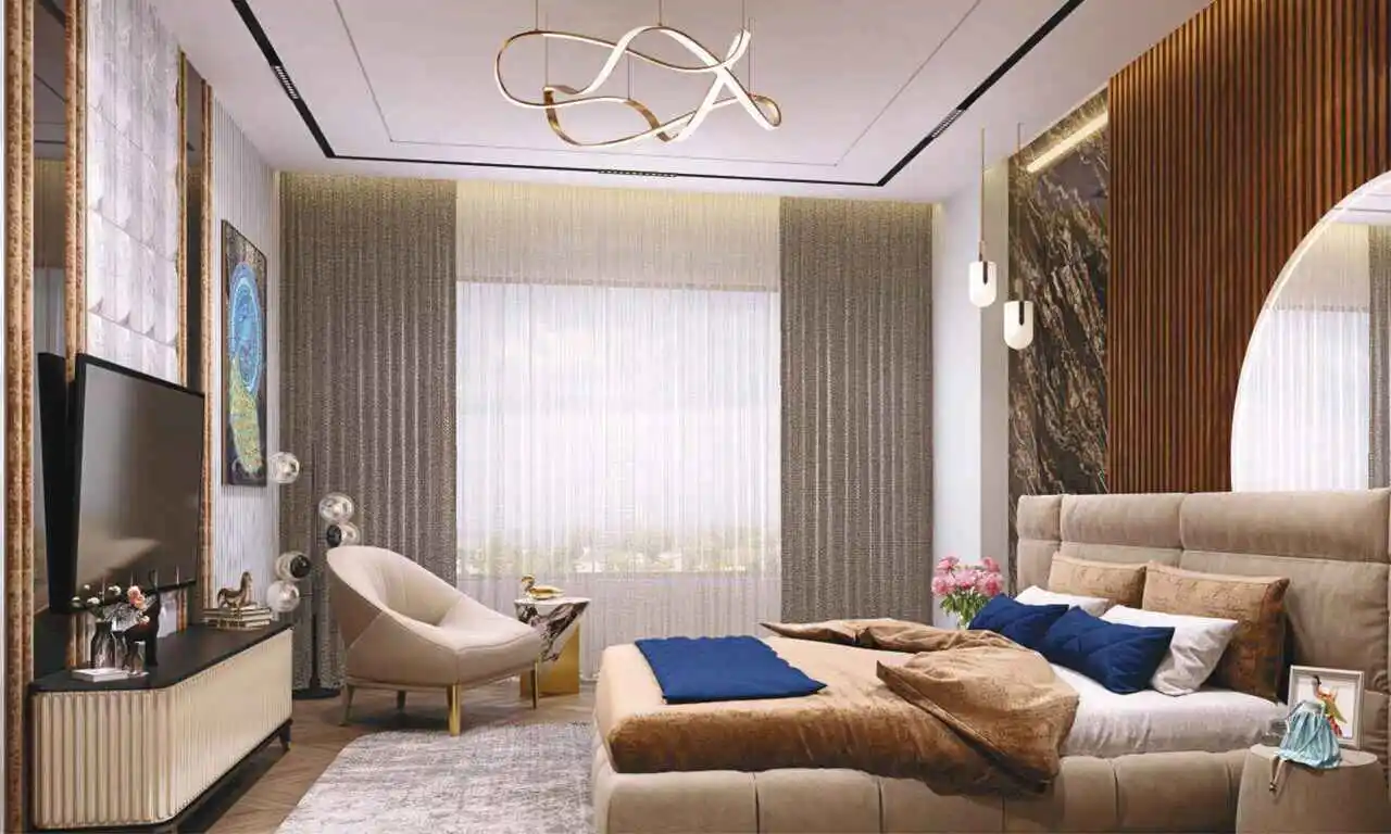 Spacious Bedroom - Arcadia 77 in Chharodi Ahmedabad