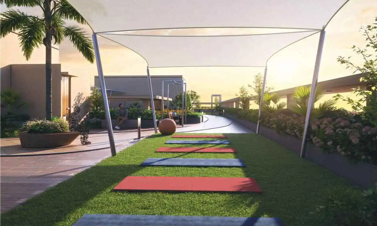 Yoga space on terrace - Arcadia 77 in Chharodi Ahmedabad