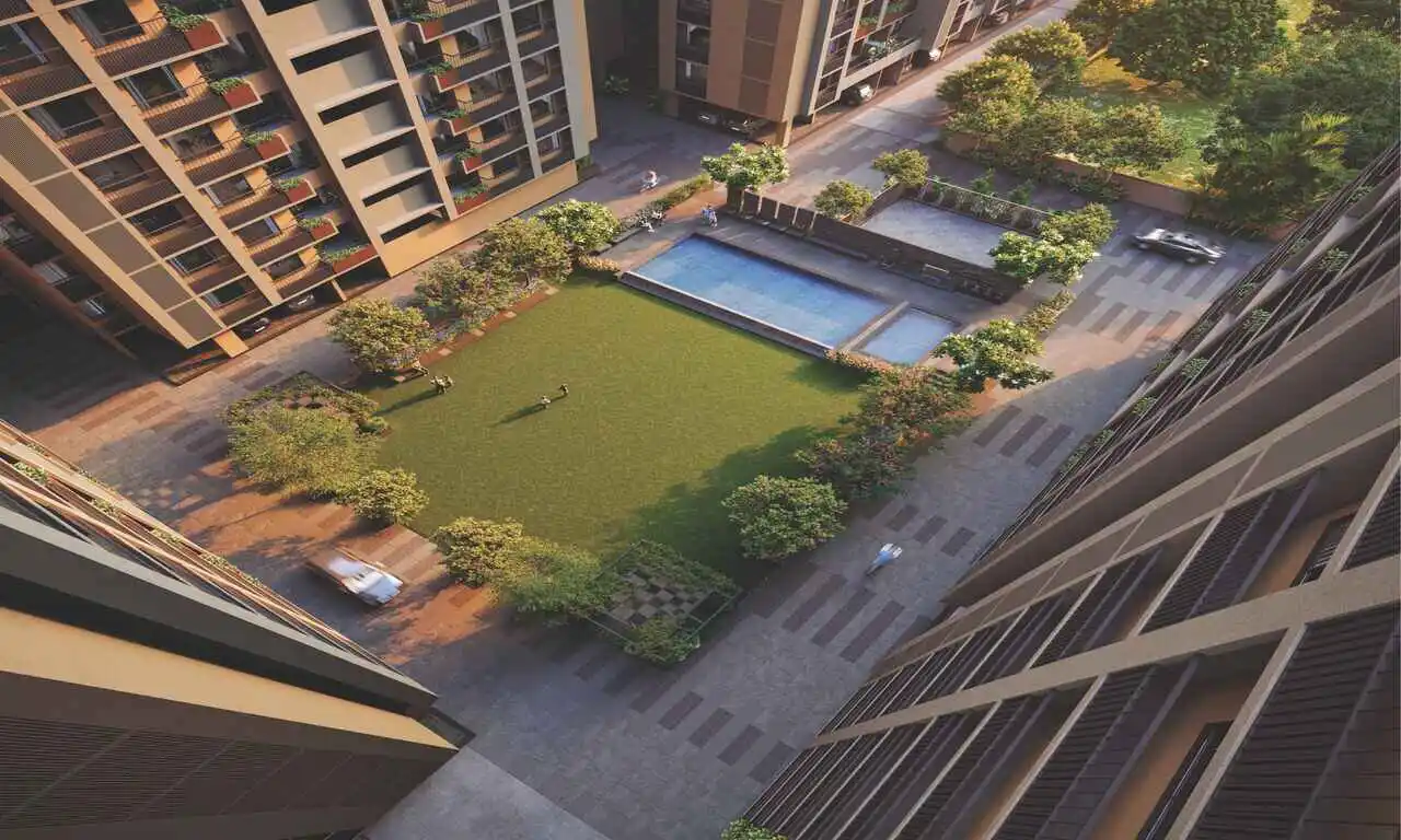 Garden top view - Trident Experia in Vaishnodevi