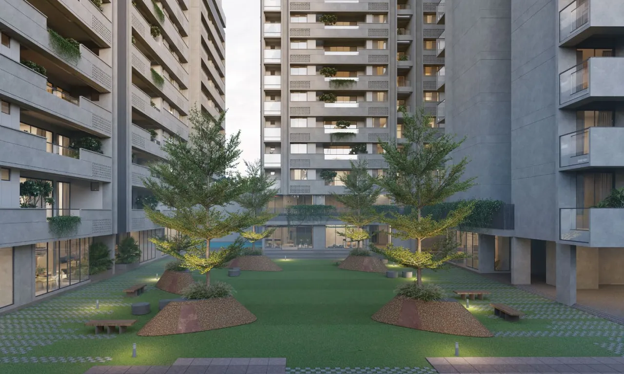 Landscaped Garden - De Casa by Aaryan Infra in Naranpura Ahmedabad