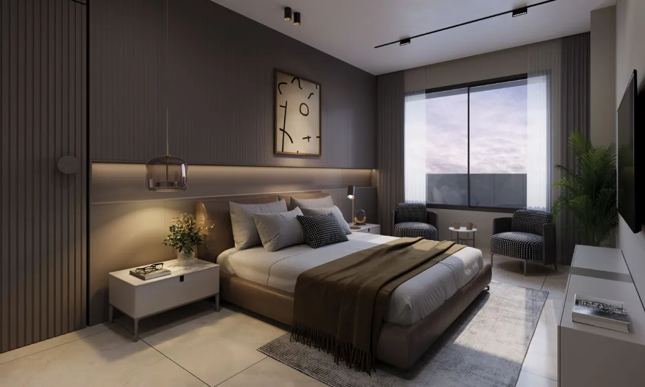 Master Bedroom - De Casa by Aaryan Infra in Naranpura Ahmedabad