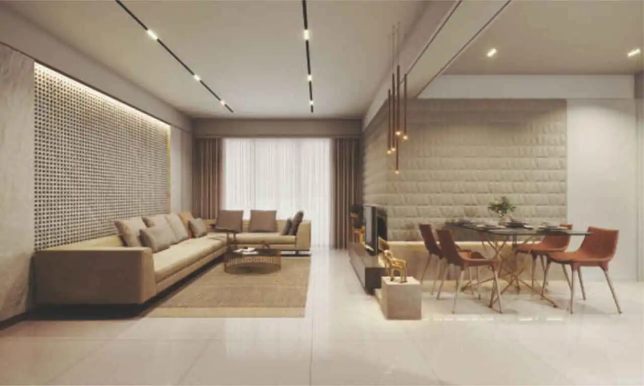 Living room - Arcadia 111 in Chharodi Ahmedabad