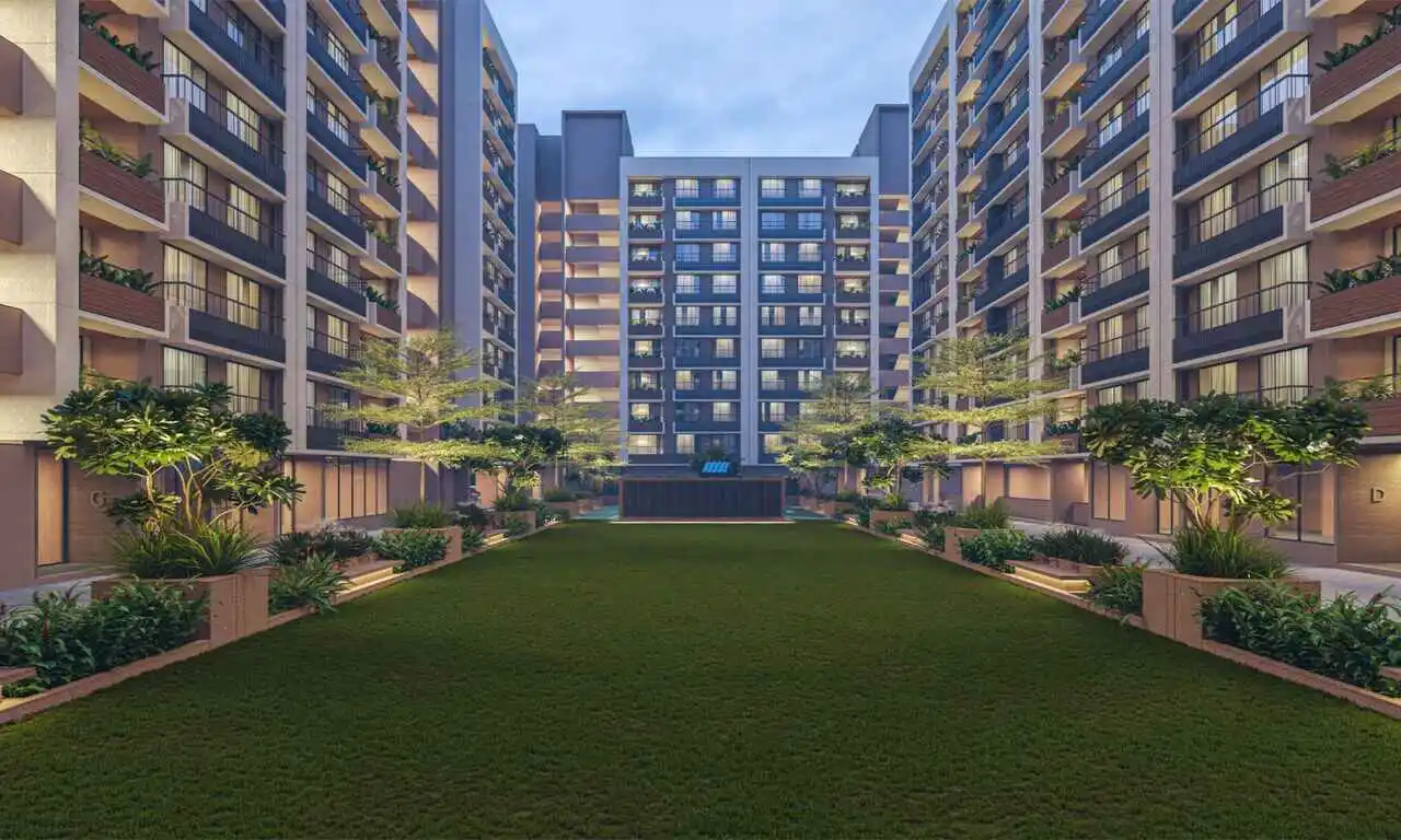 Garden view - Param Nest in Shilaj Ahmedabad