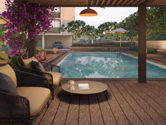 Pool Deck - Orchid Finsbury in Sindhu Bhavan Road