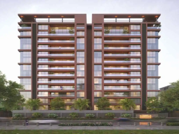 Obsidian Tower in Jagatpur Ahmedabad