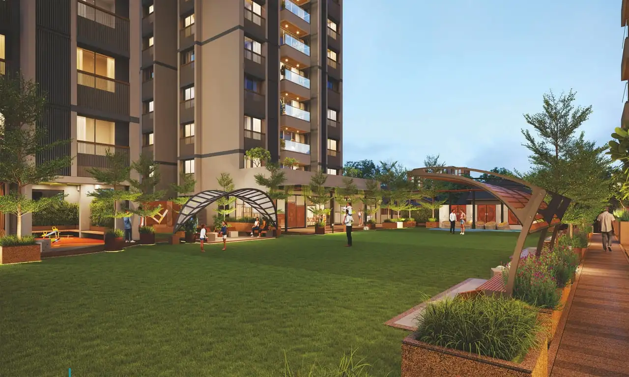 Open garden - Shaligram Sky in Satellite Ahmedabad