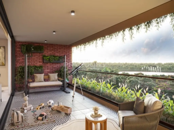 Balcony view - The Signature in Ognaj Ahmedabad