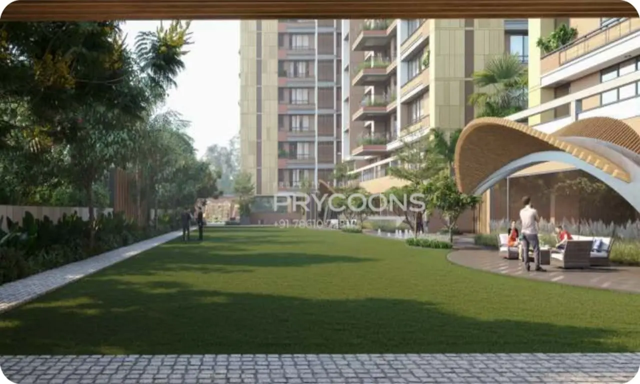 Garden view - Serenity Casa in Science City Ahmedabad