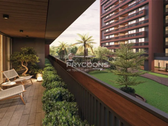 Balcony view - Aarna Bliss in Naranpura Ahmedabad