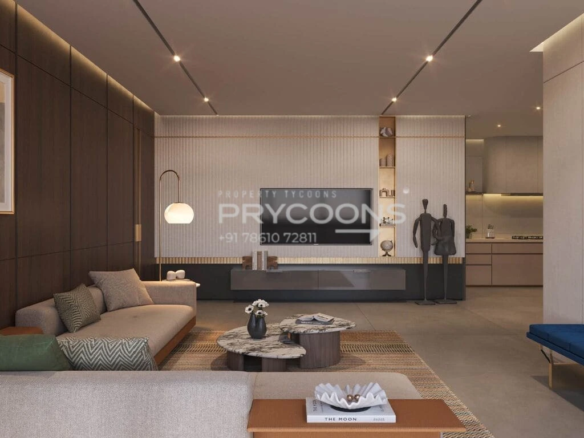 Living room - Amara in Shilaj Ahmedabad