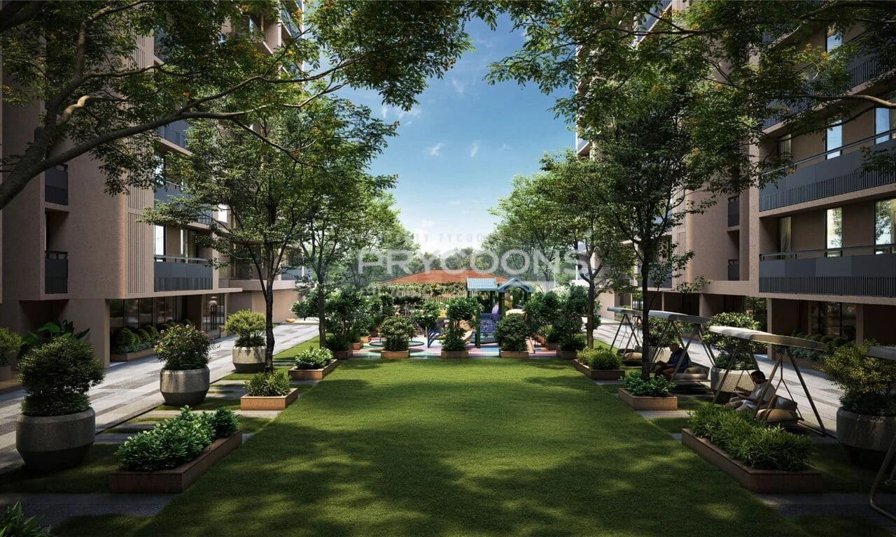 Landscaped garden - Amara in Shilaj Ahmedabad