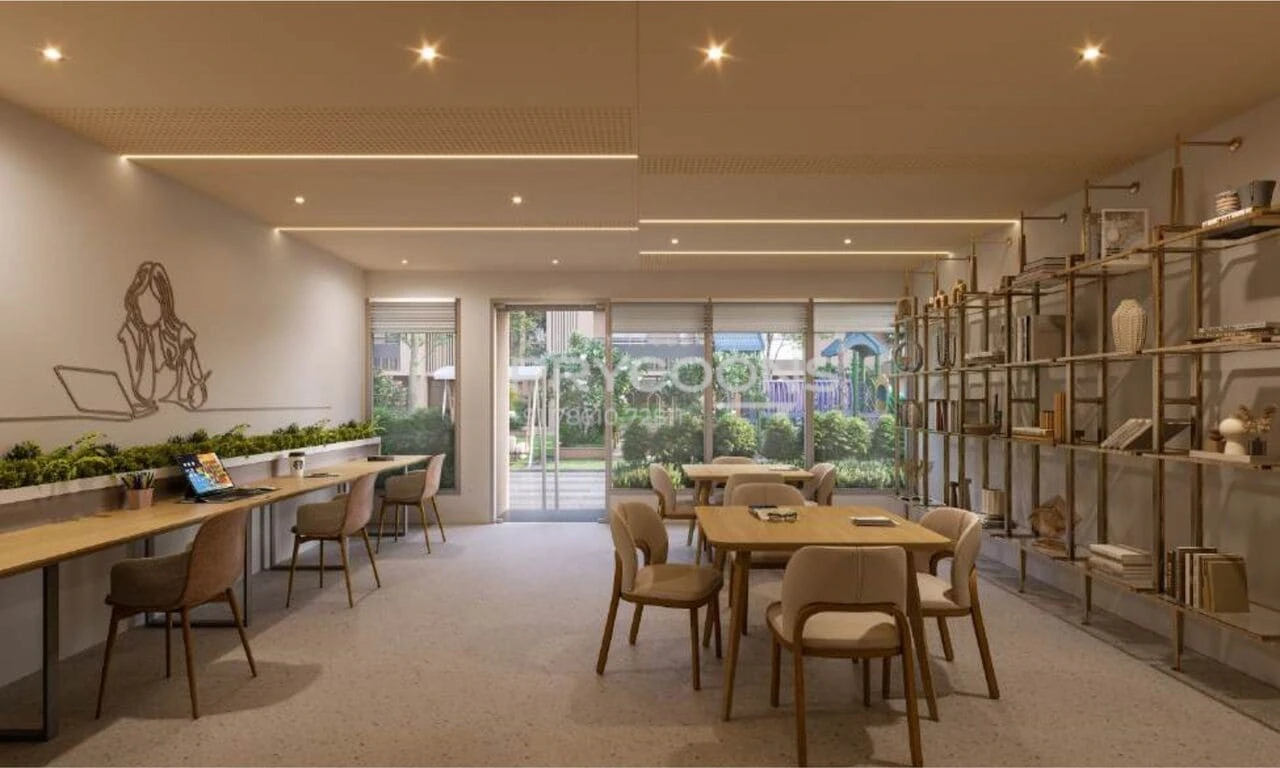 Library and co working space - Amara in Shilaj Ahmedabad