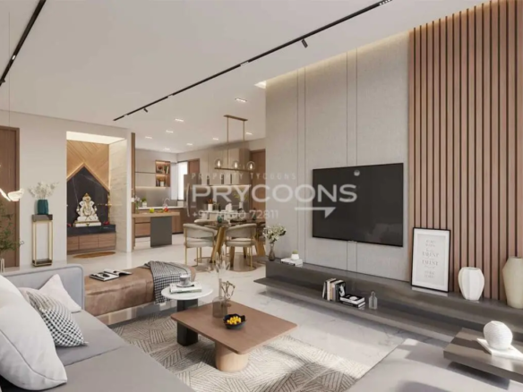 Living room - Elenza Arista in South Bopal Ahmedabad