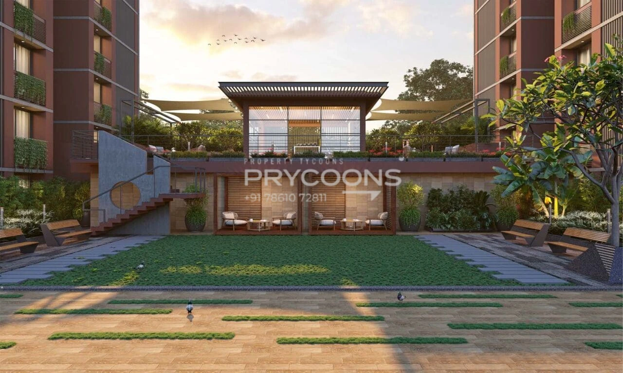 Garden area - Kautilya One 45 in Chandkheda