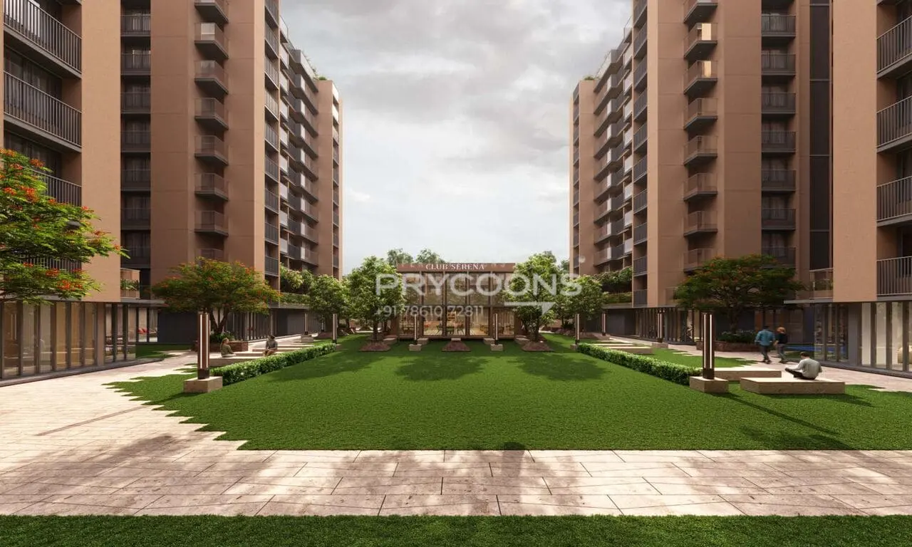 Garden view - Paharsh Serena in South Bopal