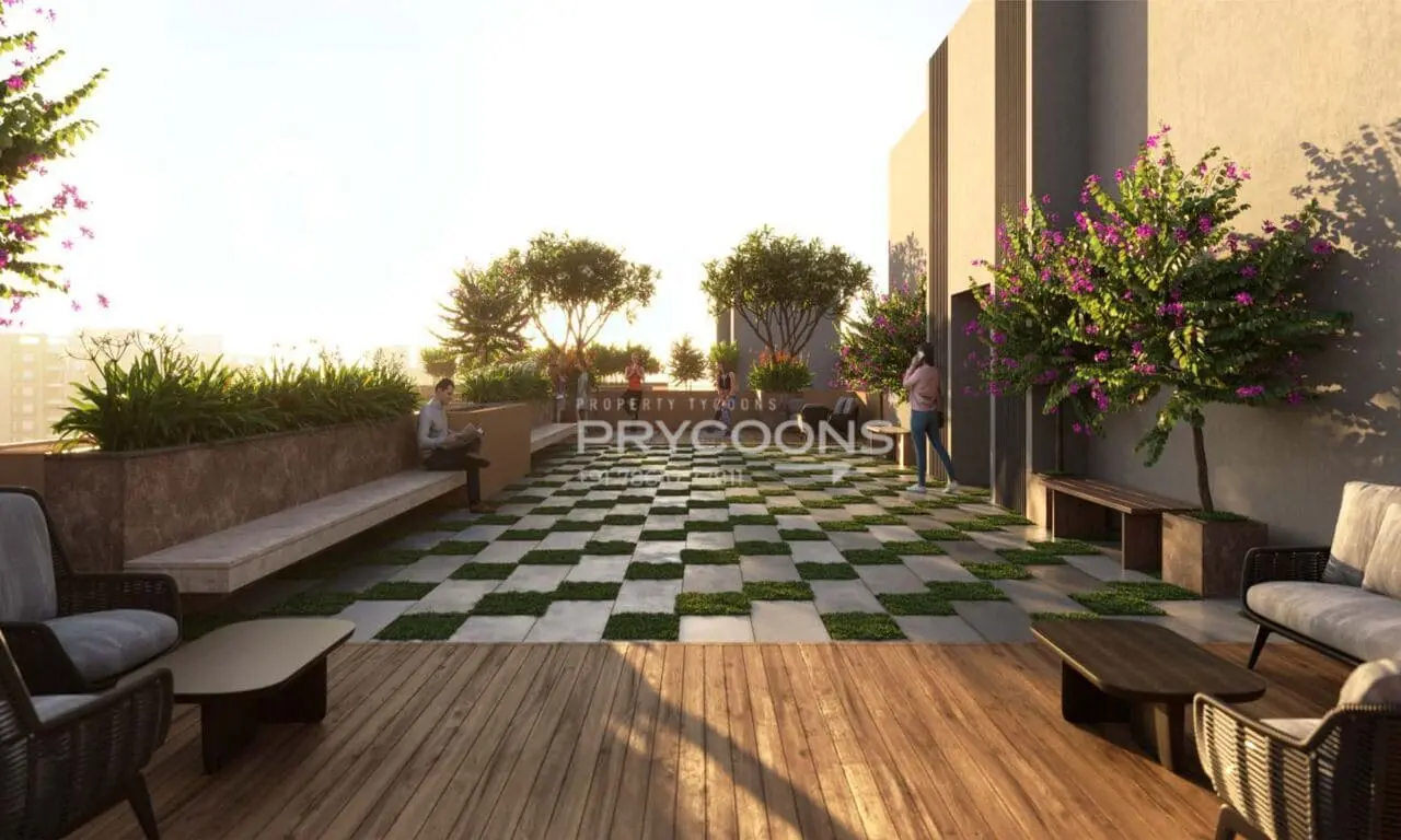 Terrace garden - Paharsh Serena in South Bopal