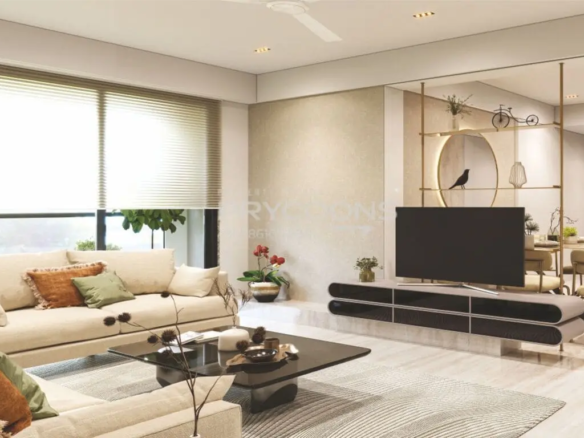 Living room - Saketham Lakeview in Ognaj Ahmedabad