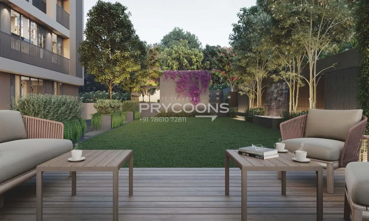 Outdoor seating area - The August by Lionarc Group in Bhadaj Ahmedabad