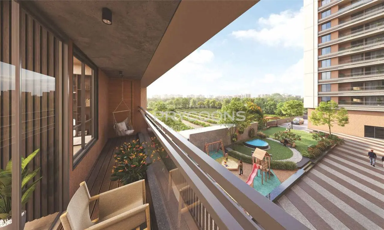 Balcony View - Trinity Sky in South Bopal