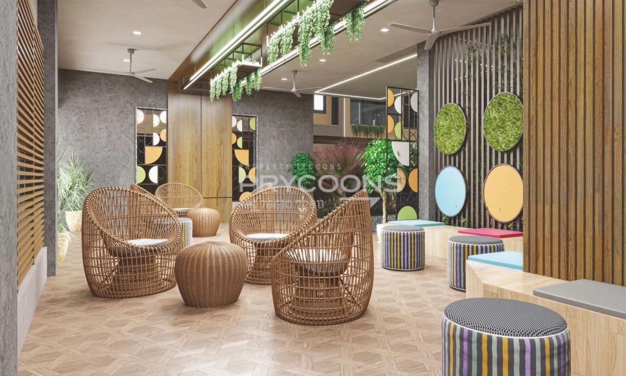 Seating area - Madhuram Prime in Zundal Ahmedabad